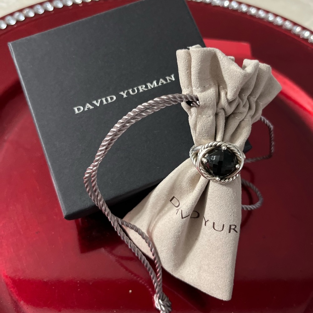 Size 7 David yurman black onyx ring